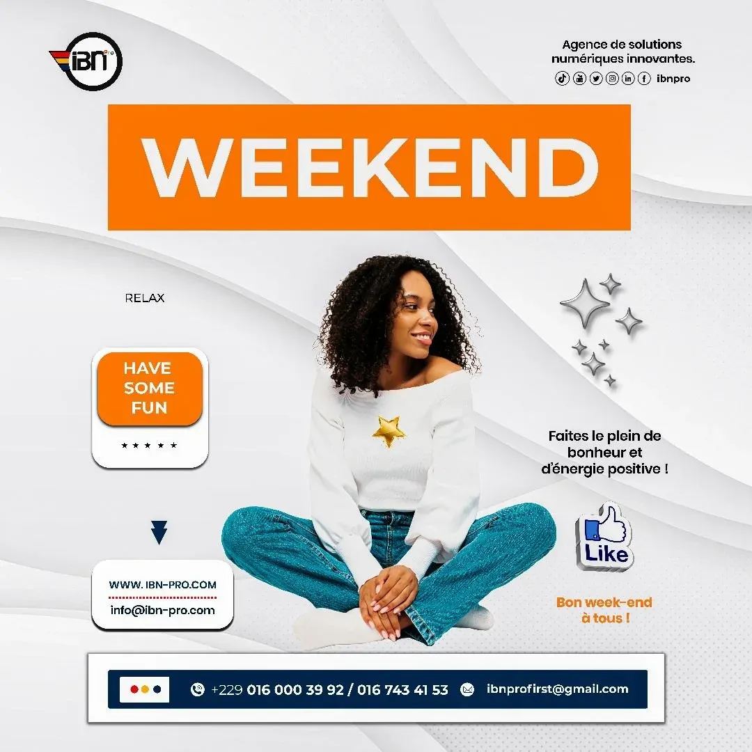 Affiche « Weekend » pour IBN Pro